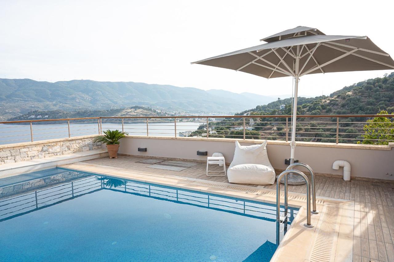 Kalavria Luxury Suites, Afroditi Suite With Magnificent Sea View And Private Swimming Pool. Πόρος Εξωτερικό φωτογραφία