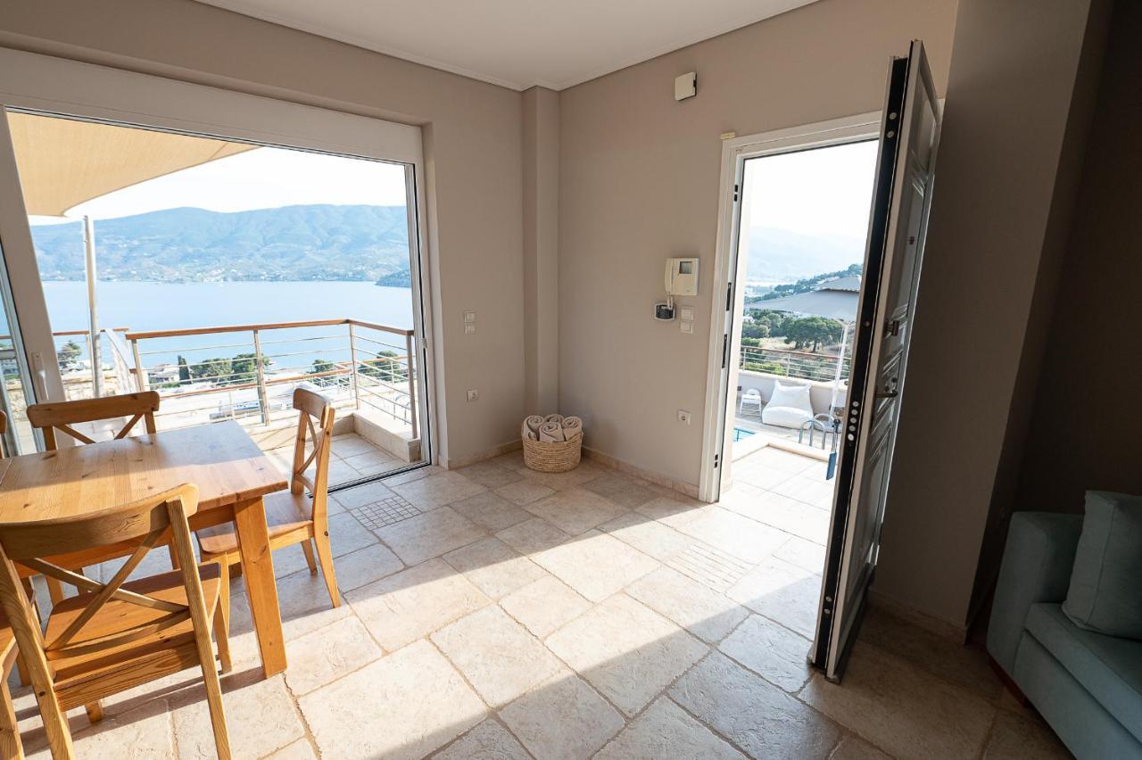 Kalavria Luxury Suites, Afroditi Suite With Magnificent Sea View And Private Swimming Pool. Πόρος Εξωτερικό φωτογραφία