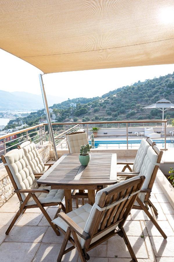Kalavria Luxury Suites, Afroditi Suite With Magnificent Sea View And Private Swimming Pool. Πόρος Εξωτερικό φωτογραφία