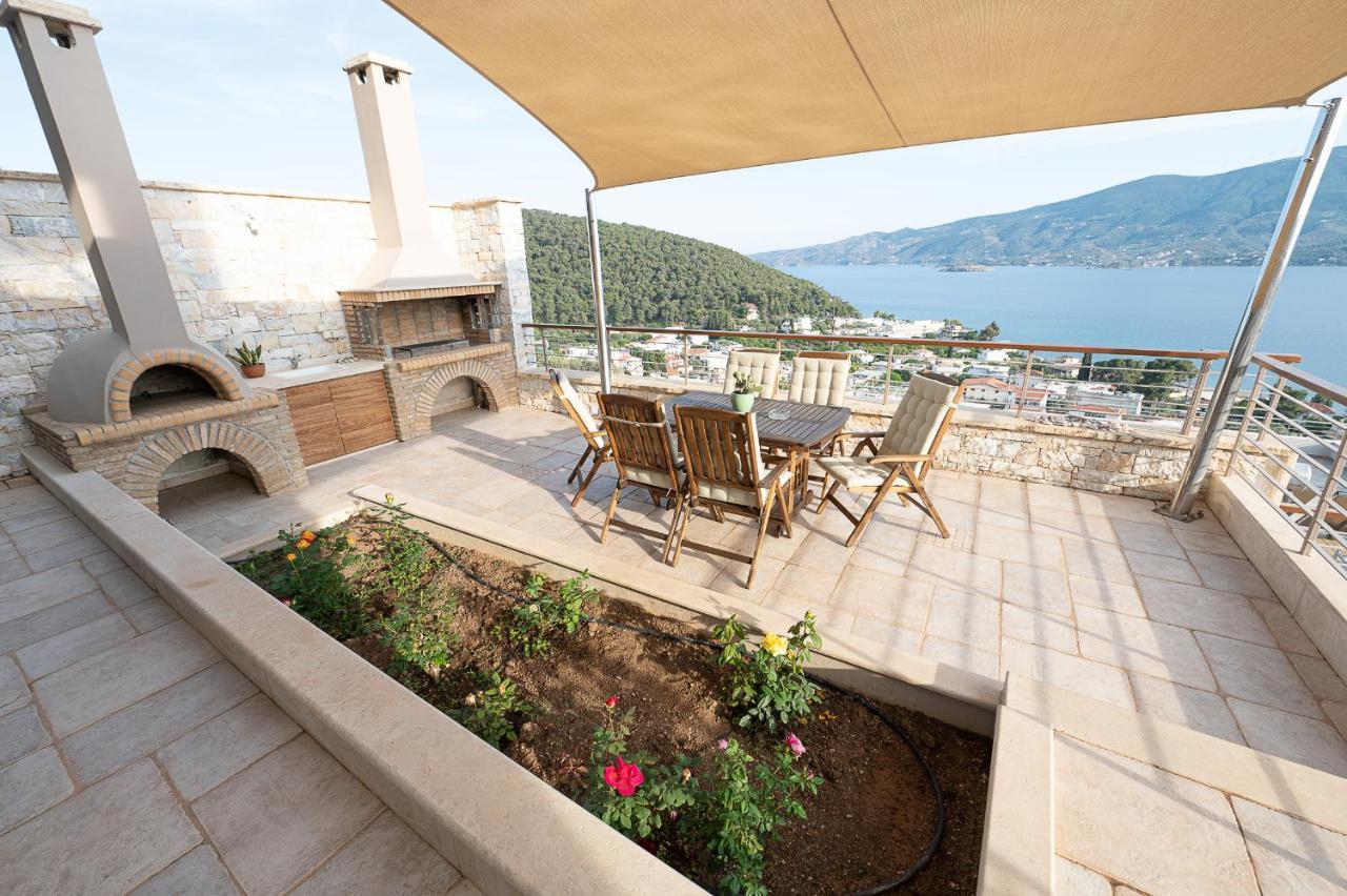 Kalavria Luxury Suites, Afroditi Suite With Magnificent Sea View And Private Swimming Pool. Πόρος Εξωτερικό φωτογραφία